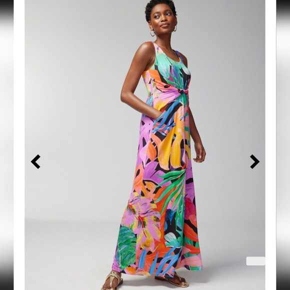 SOMA Cross Back Strap Bra Dress - Picture 2 of 12